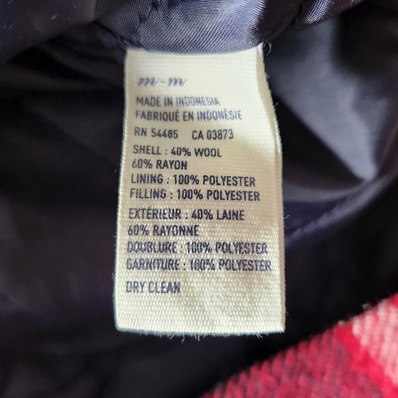 AMERICAN Eagle Double Breasted Wool Jacket Size Medium - Picture 15 of 15